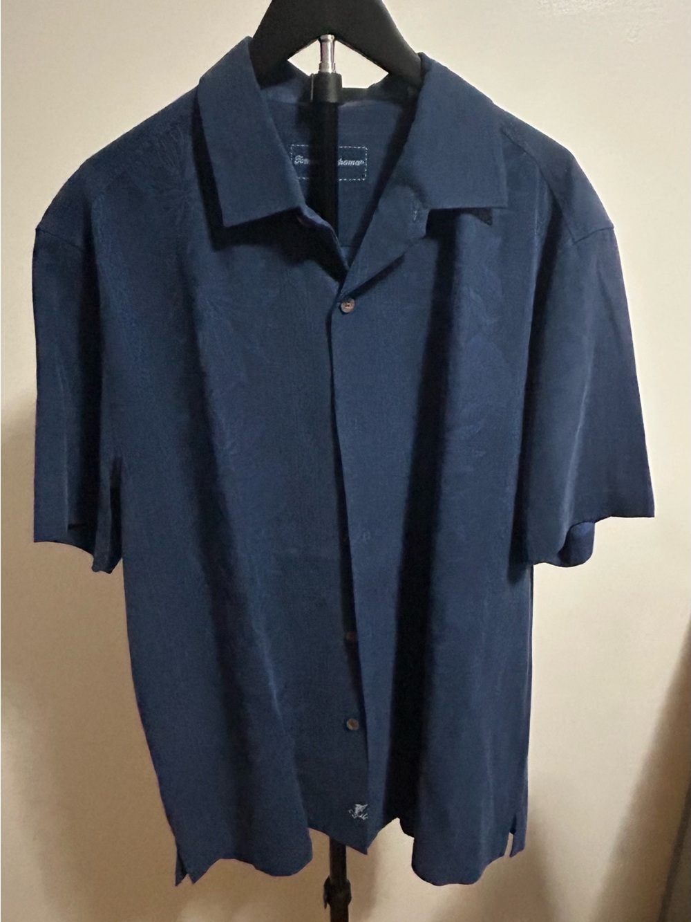 Vineyard Vines Deep Navy Short-Sleeve Button-Down Shirt